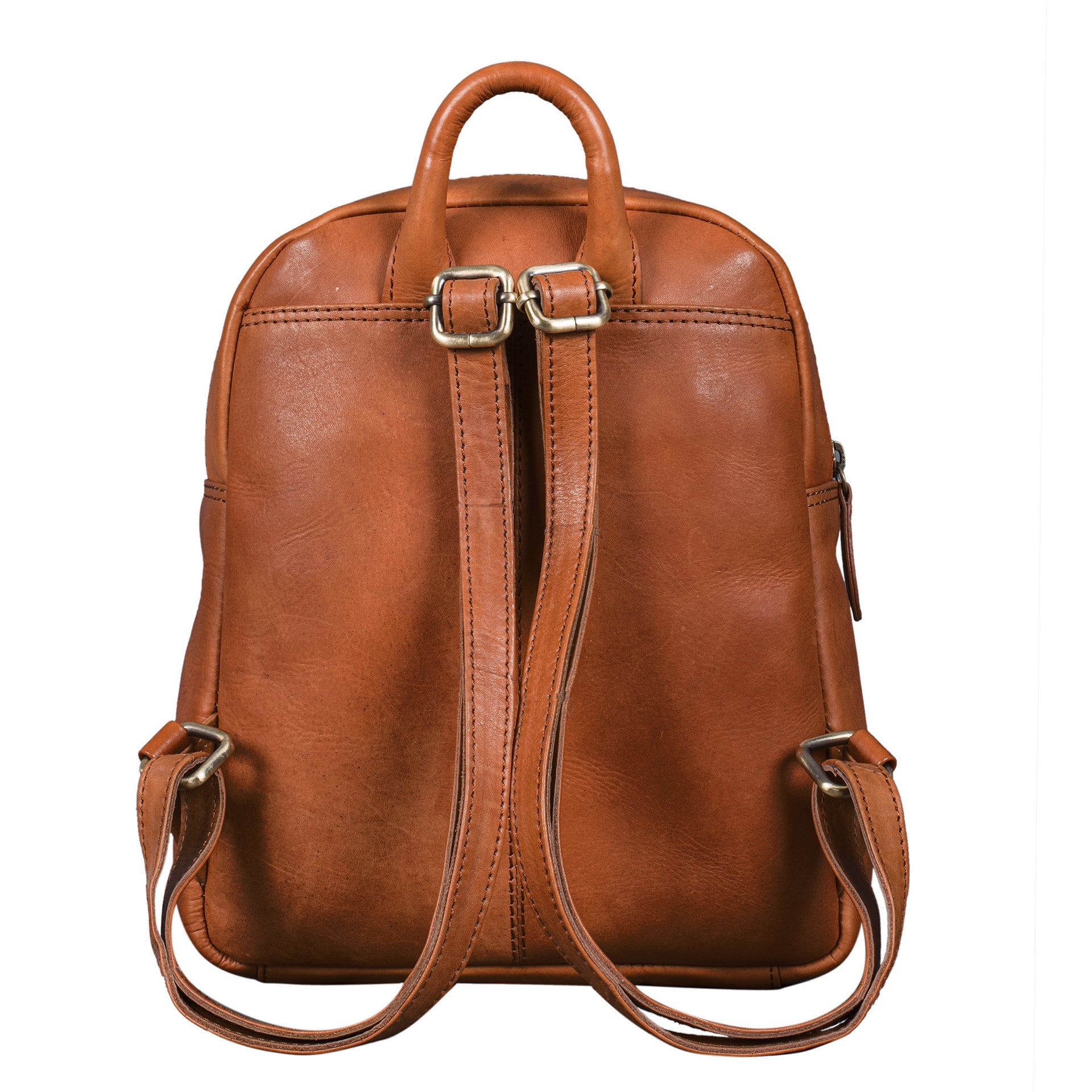 Benthill Leder-Rucksack Echt Leder - Kurierrucksack Fahrradrucksack Trekkingrucksack - Damen Herren Rucksack - Lederrucksack
