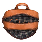 Benthill Leder-Rucksack Echt Leder - Kurierrucksack Fahrradrucksack Trekkingrucksack - Damen Herren Rucksack - Lederrucksack