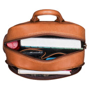 Benthill Leder-Rucksack Echt Leder - Kurierrucksack Fahrradrucksack Trekkingrucksack - Damen Herren Rucksack - Lederrucksack