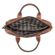 Benthill Laptoptasche Echt-Leder I Leder Umhängetasche für Laptop I Aktentasche I Damen & Herren Tasche I Notebooktasche
