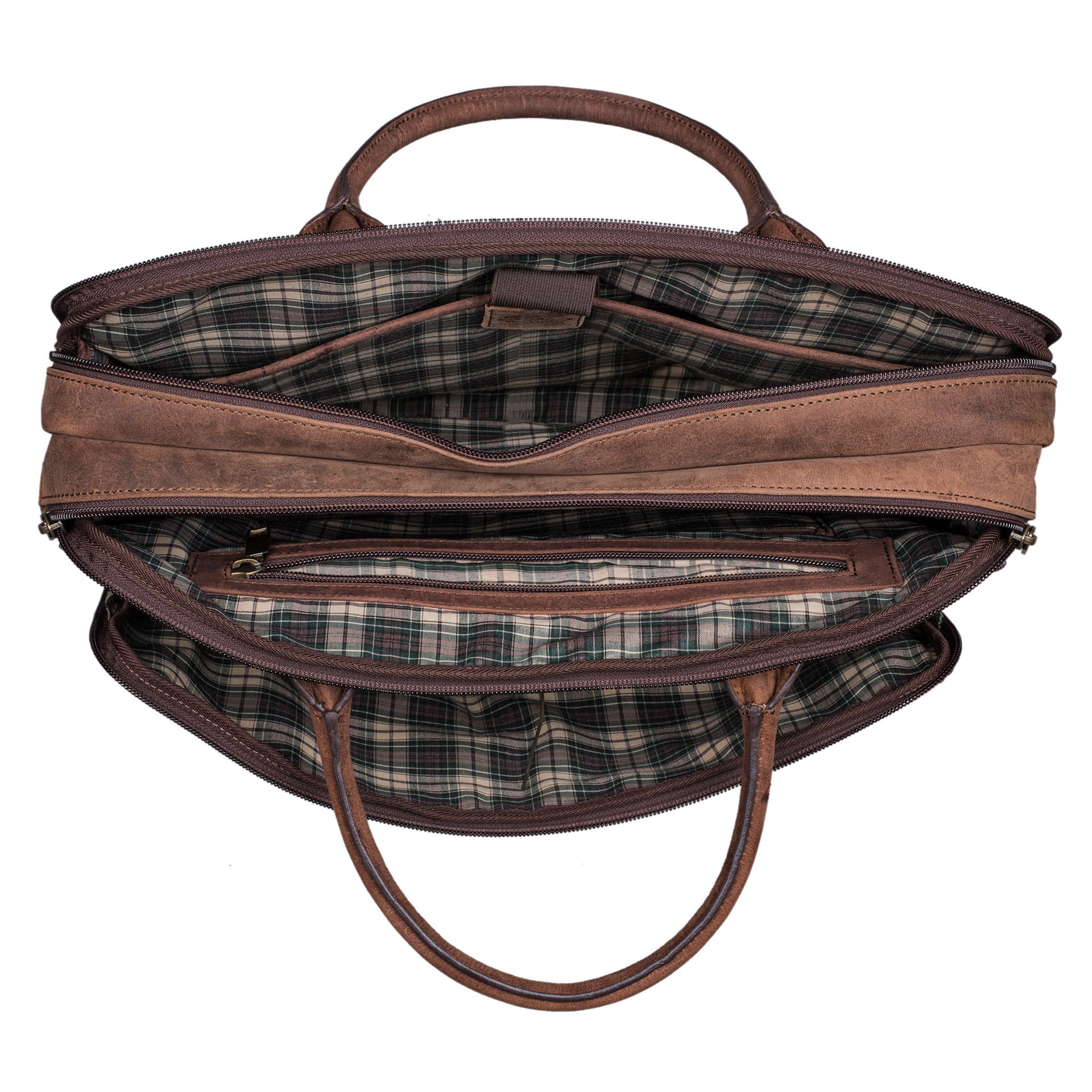 Benthill Laptoptasche Echt-Leder I Leder Umhängetasche für Laptop I Aktentasche I Damen & Herren Tasche I Notebooktasche