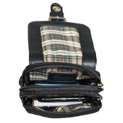 Benthill Gürteltasche aus Echtleder - Hüfttasche aus Rindsleder - Wandertasche für Damen & Herren - Organizer / Partytasche
