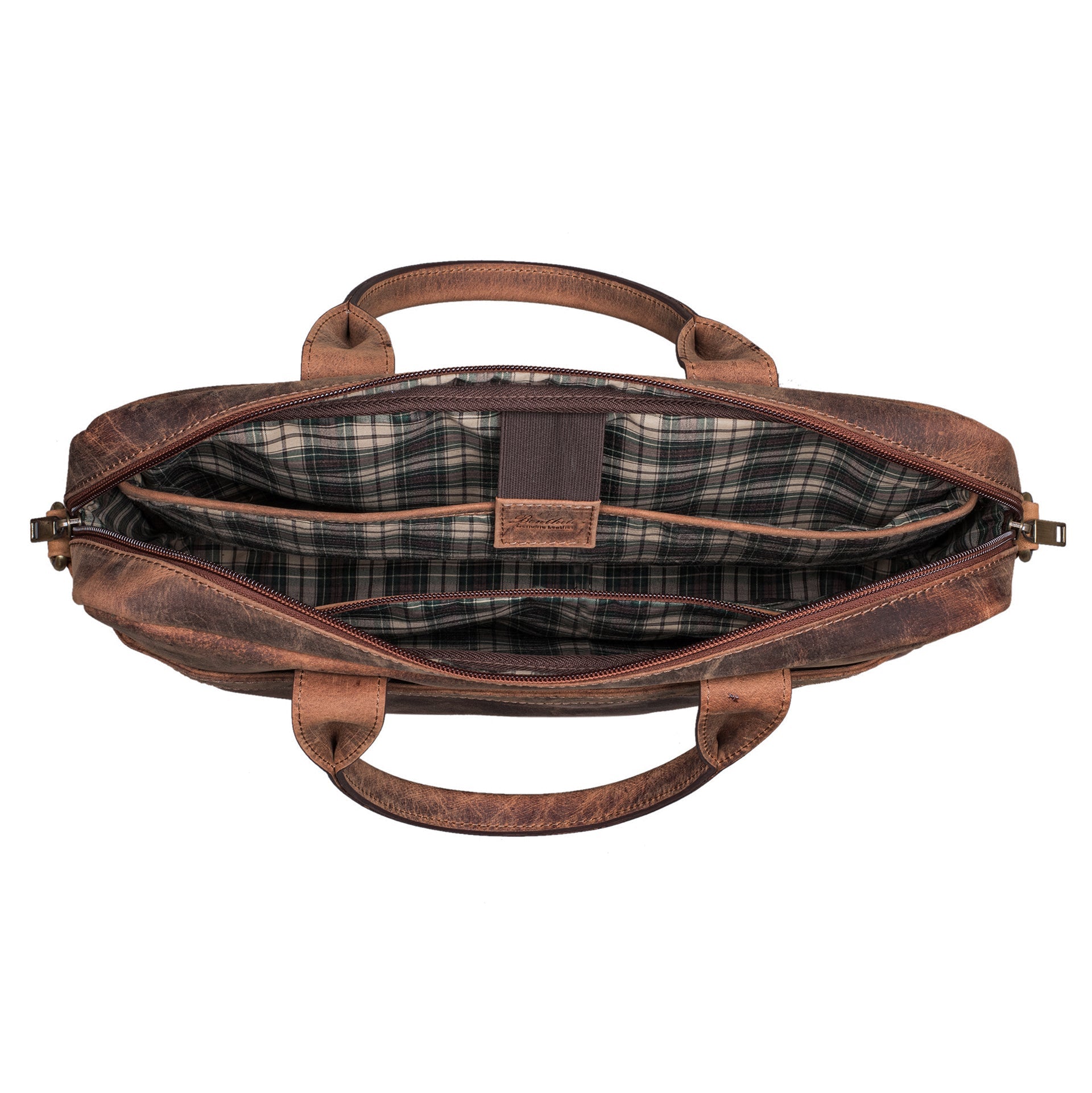Benthill Laptoptasche Echt-Leder I Leder Umhängetasche für Laptop I Aktentasche I Damen & Herren Tasche I Notebooktasche