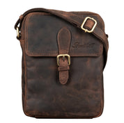 Benthill Umhängetasche aus Echt Leder - Herren & Damen Wandertasche aus Rindsleder - Schultertasche - Partytasche - Messenger