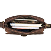 Benthill Umhängetasche aus Echt Leder - Herren & Damen Wandertasche aus Rindsleder - Schultertasche - Partytasche - Messenger