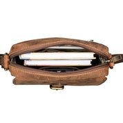 Benthill Umhängetasche aus Echt Leder - Herren & Damen Wandertasche aus Rindsleder - Schultertasche - Partytasche - Messenger