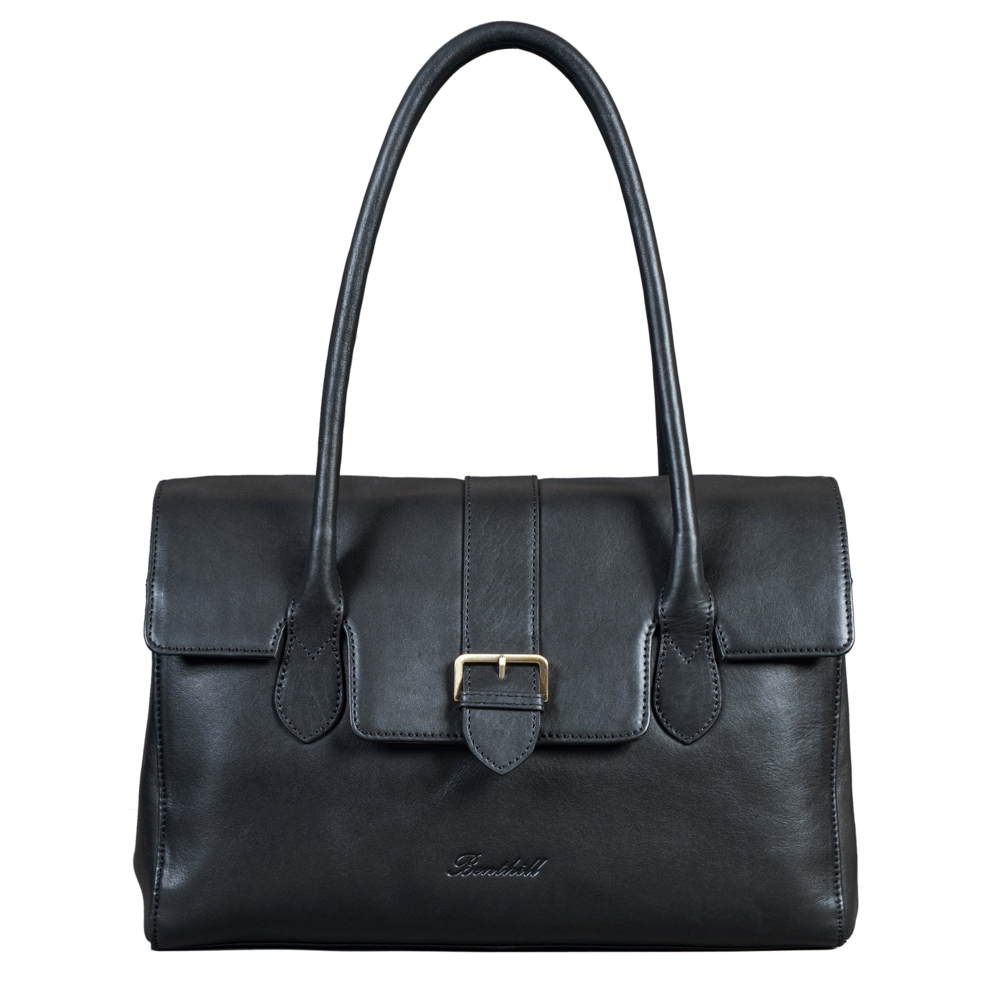 Benthill Damen Handtasche Echt Leder | Henkeltasche aus hochwertigem Rindsleder | Vintage Fashion Bag Beutel - Shopper - Schultertasche