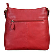 Benthill Damen Umhängetasche Leder | Tasche aus echtem Rindsleder | Handtasche mit Reißverschluss - Schultertasche / Ledertasche | Vintage Shopper