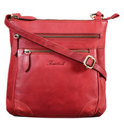 Benthill Umhängetasche Damen Leder | Schultertasche aus hochwertigem Rindsleder | Frauen Handtasche Echt-Leder | Vintage Bag Beutel Ledertasche