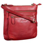 Benthill Umhängetasche Damen Leder | Schultertasche aus hochwertigem Rindsleder | Frauen Handtasche Echt-Leder | Vintage Bag Beutel Ledertasche