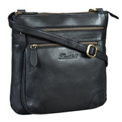 Benthill Umhängetasche Damen Leder | Schultertasche aus hochwertigem Rindsleder | Frauen Handtasche Echt-Leder | Vintage Bag Beutel Ledertasche