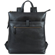 Benthill Rucksack Echt Leder | Kurierrucksack aus hochwertigem Rindsleder | Damen & Herren Fahrradrucksack Trekkingrucksack | Lederrucksack