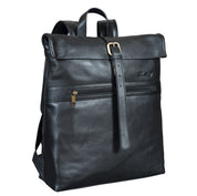 Benthill Rucksack aus Echt-Leder - Kurierrucksack Fahrradrucksack Trekkingrucksack - Damen Herren Leder-Rucksack