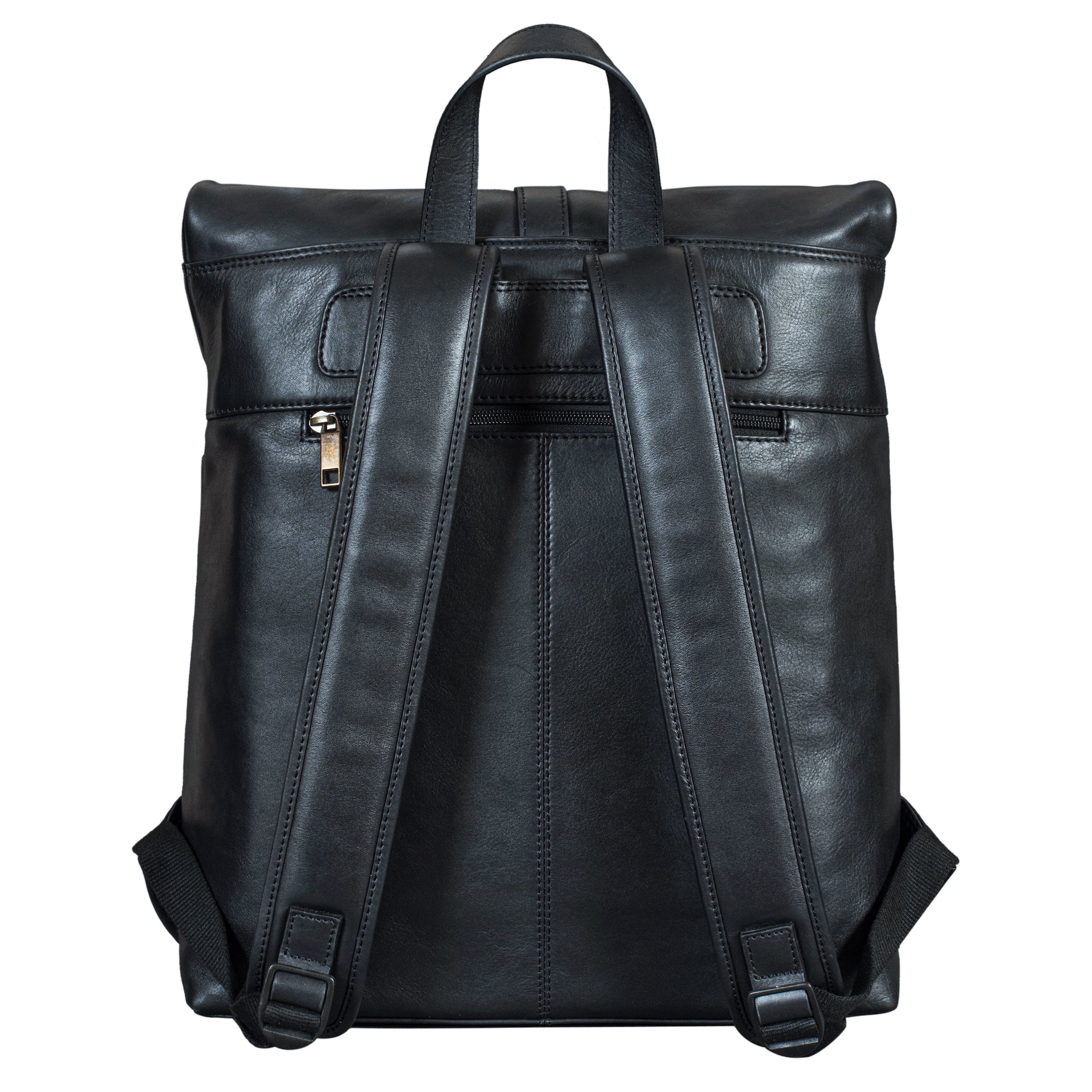 Benthill Rucksack aus Echt-Leder - Kurierrucksack Fahrradrucksack Trekkingrucksack - Damen Herren Leder-Rucksack
