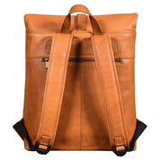 Benthill Rucksack aus Echt-Leder - Kurierrucksack Fahrradrucksack Trekkingrucksack - Damen Herren Leder-Rucksack