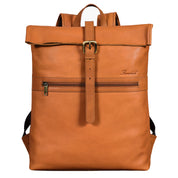 Benthill Rucksack aus Echt-Leder - Kurierrucksack Fahrradrucksack Trekkingrucksack - Damen Herren Leder-Rucksack