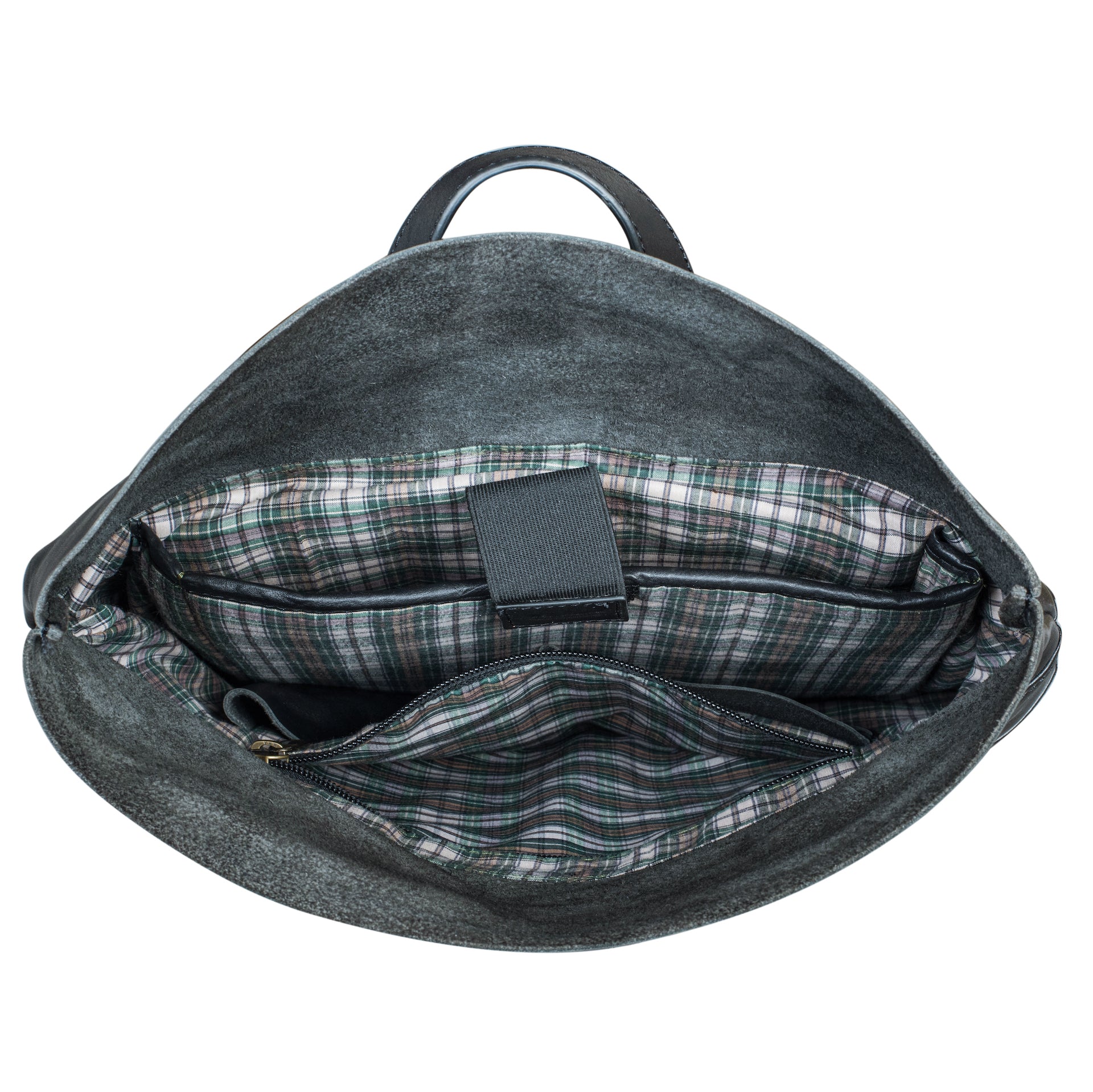 Benthill Rucksack aus Echt-Leder - Kurierrucksack Fahrradrucksack Trekkingrucksack - Damen Herren Leder-Rucksack