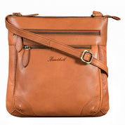 Benthill Umhängetasche Damen Leder | Schultertasche aus hochwertigem Rindsleder | Frauen Handtasche Echt-Leder | Vintage Bag Beutel Ledertasche