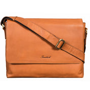 Benthill Messenger Herren Damen Leder | Laptoptasche aus echtem Leder | Schultertasche aus hochwertigem Rindsleder | Vintage Tasche