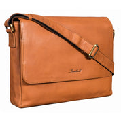Benthill Messenger Herren Damen Leder | Laptoptasche aus echtem Leder | Schultertasche aus hochwertigem Rindsleder | Vintage Tasche