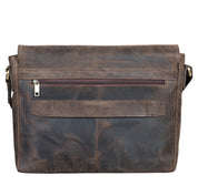 Benthill Messenger Herren Damen Leder | Laptoptasche aus echtem Leder | Schultertasche aus hochwertigem Rindsleder | Vintage Tasche