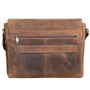 Benthill Messenger Herren Damen Leder | Laptoptasche aus echtem Leder | Schultertasche aus hochwertigem Rindsleder | Vintage Tasche