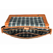 Benthill Messenger Herren Damen Leder | Laptoptasche aus echtem Leder | Schultertasche aus hochwertigem Rindsleder | Vintage Tasche