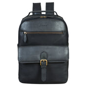 Benthill Rucksack Echt Leder | Reise Rucksack aus hochwertigem Rindsleder | Trekkingrucksack | Damen Herren Lederrucksack