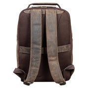 Benthill Rucksack Echt Leder | Reise Rucksack aus hochwertigem Rindsleder | Trekkingrucksack | Damen Herren Lederrucksack