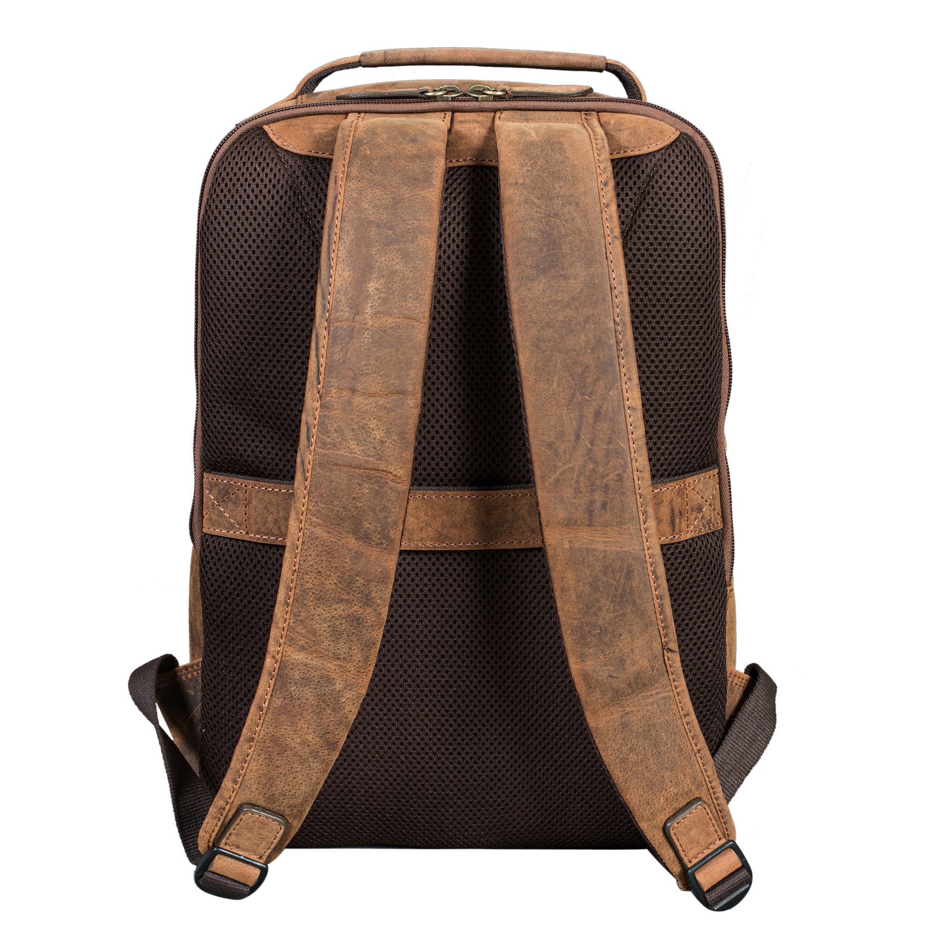 Benthill Rucksack Echt Leder | Reise Rucksack aus hochwertigem Rindsleder | Trekkingrucksack | Damen Herren Lederrucksack