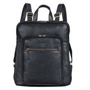Benthill Rucksack Echt Leder - Kurierrucksack Fahrradrucksack Trekkingrucksack - Damen Herren Rucksack - Lederrucksack