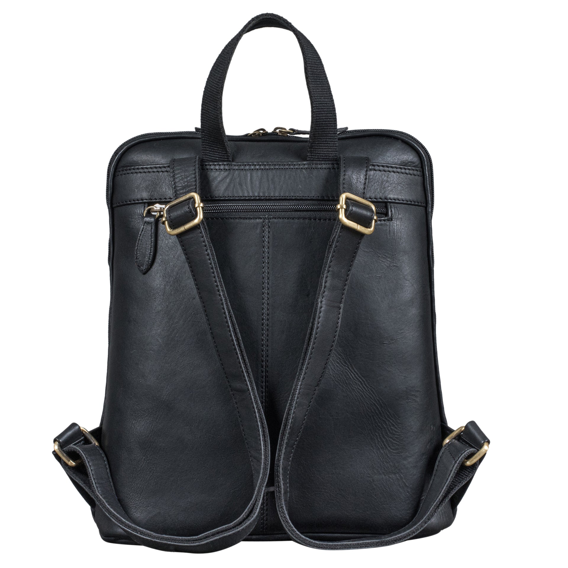 Benthill Rucksack Echt Leder - Kurierrucksack Fahrradrucksack Trekkingrucksack - Damen Herren Rucksack - Lederrucksack