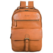 Benthill Rucksack Echt Leder | Reise Rucksack aus hochwertigem Rindsleder | Trekkingrucksack | Damen Herren Lederrucksack