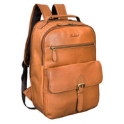 Benthill Rucksack Echt Leder | Reise Rucksack aus hochwertigem Rindsleder | Trekkingrucksack | Damen Herren Lederrucksack