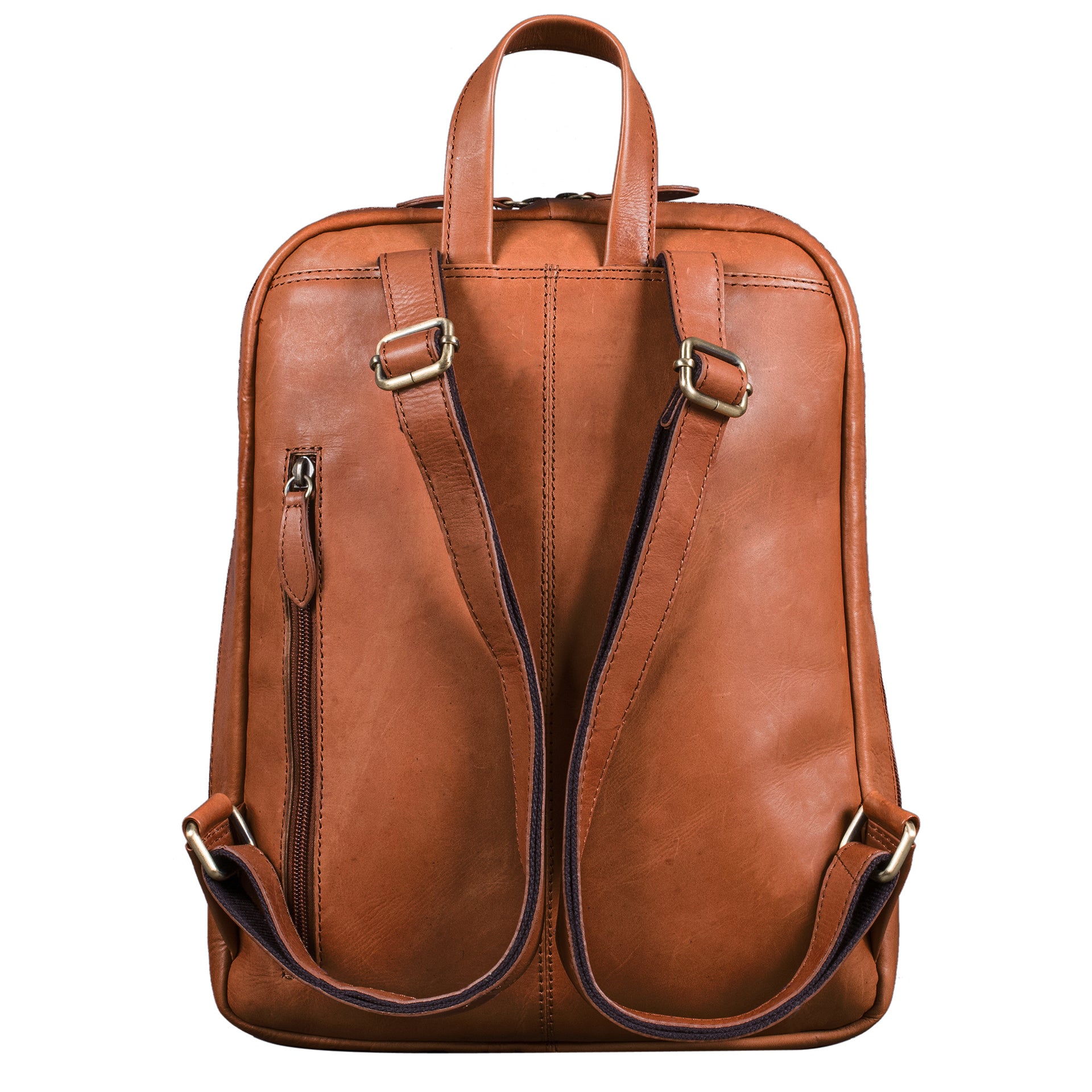 Benthill Rucksack Echt Leder - Damen Herren Daypack - Backpack Lederrucksack - Cityrucksack