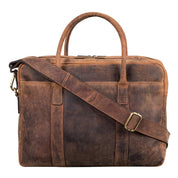 Benthill Aktentasche Laptoptasche Echt Leder I Leder Frauen & Männer Umhängetasche für Laptop I Tasche I Notebooktasche