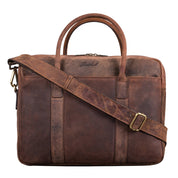 Benthill Aktentasche Laptoptasche Echt Leder I Leder Frauen & Männer Umhängetasche für Laptop I Tasche I Notebooktasche