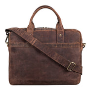 Benthill Laptoptasche Echt-Leder I Leder Umhängetasche für Laptop I Aktentasche I Damen & Herren Tasche I Notebooktasche