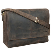 Benthill Umhängetasche Echt Leder | Herren & Damen Messenger Bag aus hochwertigem Rindsleder | Vintage Schultertasche Laptoptasche