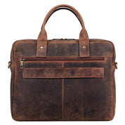 Benthill Laptoptasche Echt-Leder I Leder Umhängetasche für Laptop I Aktentasche I Damen & Herren Tasche I Notebooktasche