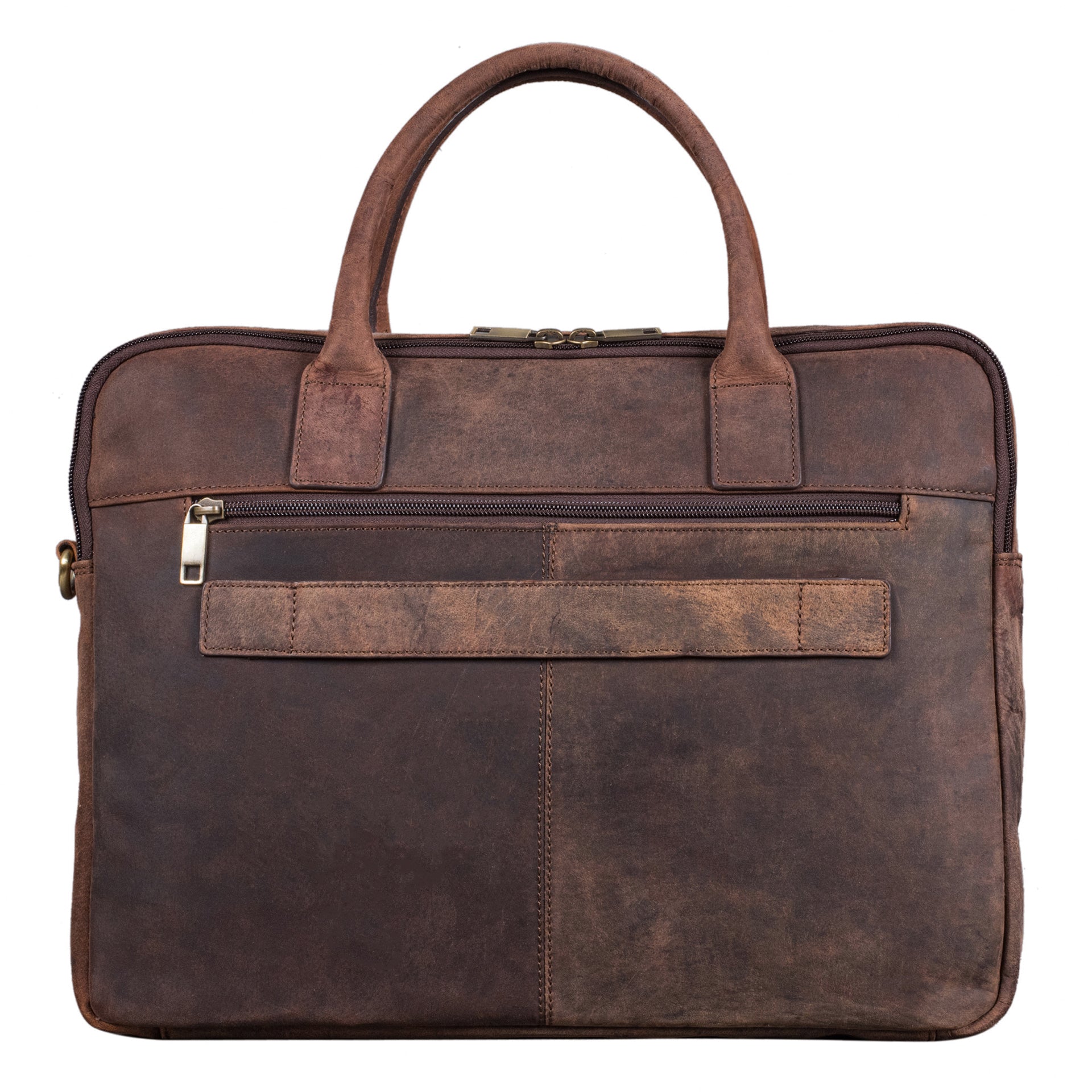 Benthill Laptoptasche Echt-Leder I Leder Umhängetasche für Laptop I Aktentasche I Damen & Herren Tasche I Notebooktasche