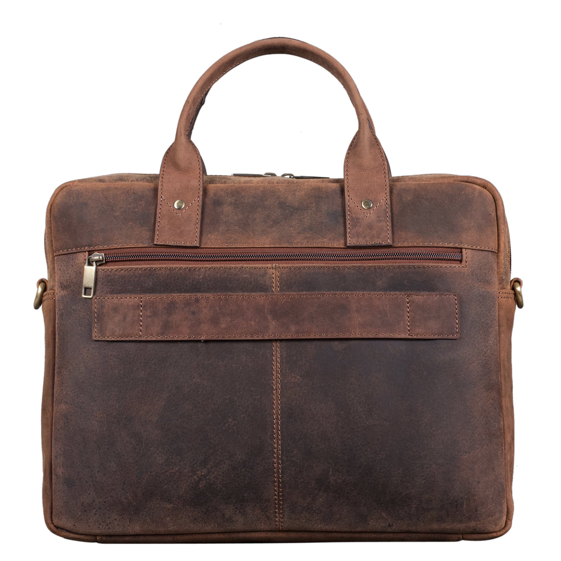 Benthill Laptoptasche Echt-Leder I Leder Umhängetasche für Laptop I Aktentasche I Damen & Herren Tasche I Notebooktasche