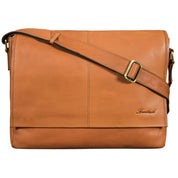 Benthill Umhängetasche Echt Leder | Herren & Damen Messenger Bag aus hochwertigem Rindsleder | Vintage Schultertasche Laptoptasche