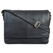 Benthill Umhängetasche Echt Leder | Herren & Damen Messenger Bag aus hochwertigem Rindsleder | Vintage Schultertasche Laptoptasche