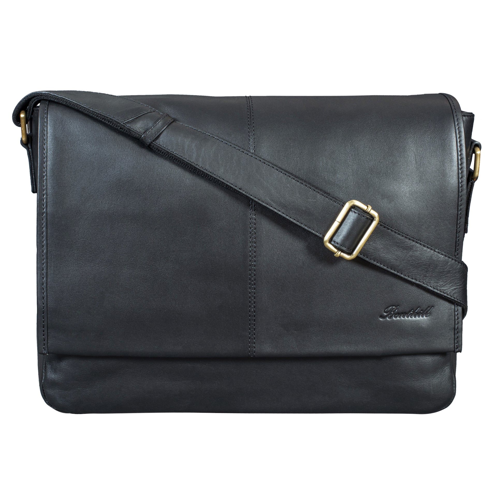 Benthill Umhängetasche Echt Leder | Herren & Damen Messenger Bag aus hochwertigem Rindsleder | Vintage Schultertasche Laptoptasche