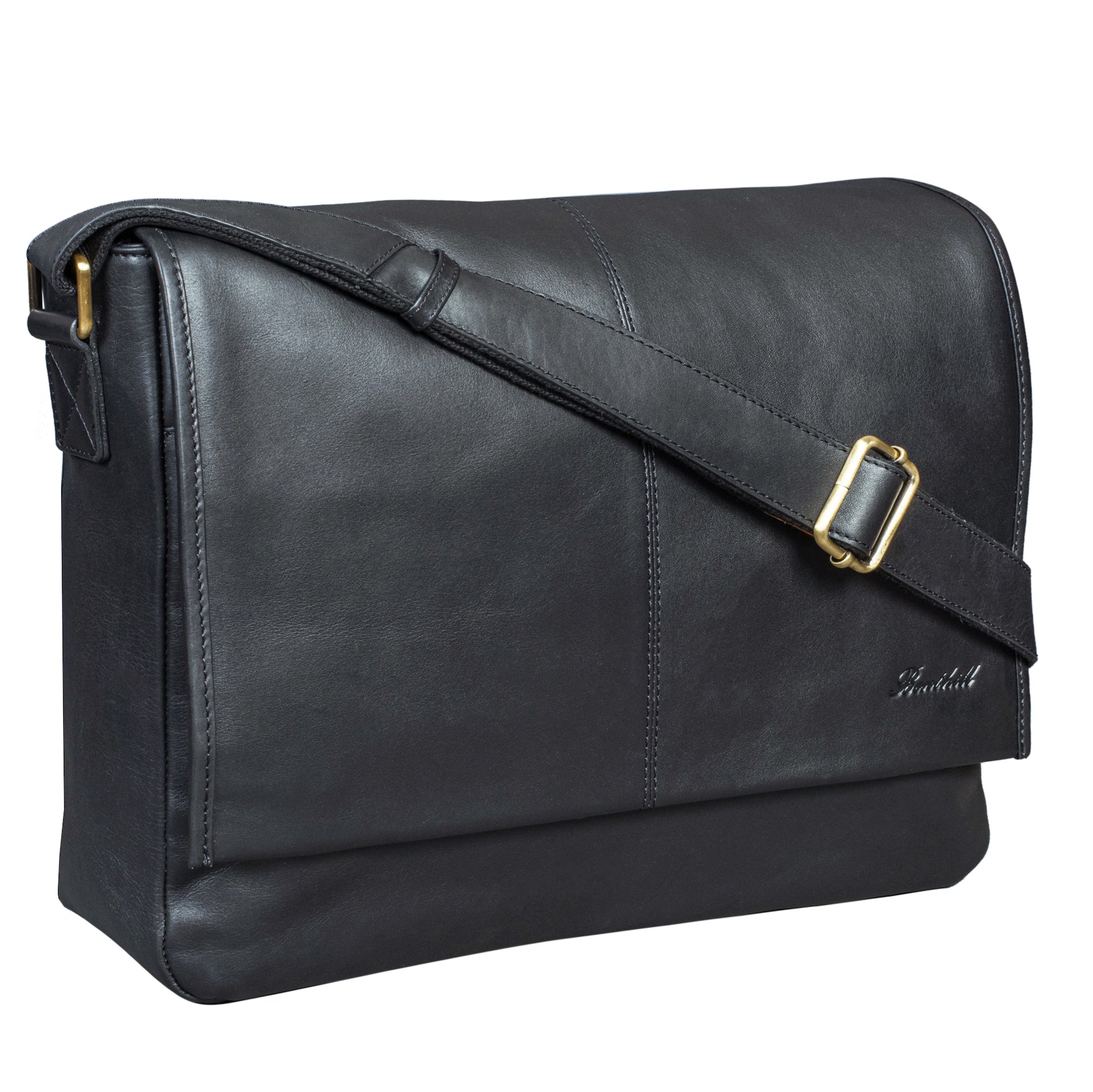Benthill Umhängetasche Echt Leder | Herren & Damen Messenger Bag aus hochwertigem Rindsleder | Vintage Schultertasche Laptoptasche