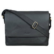 Benthill Umhängetasche Echt Leder | Herren & Damen Messenger Bag aus hochwertigem Rindsleder | Vintage Schultertasche Laptoptasche