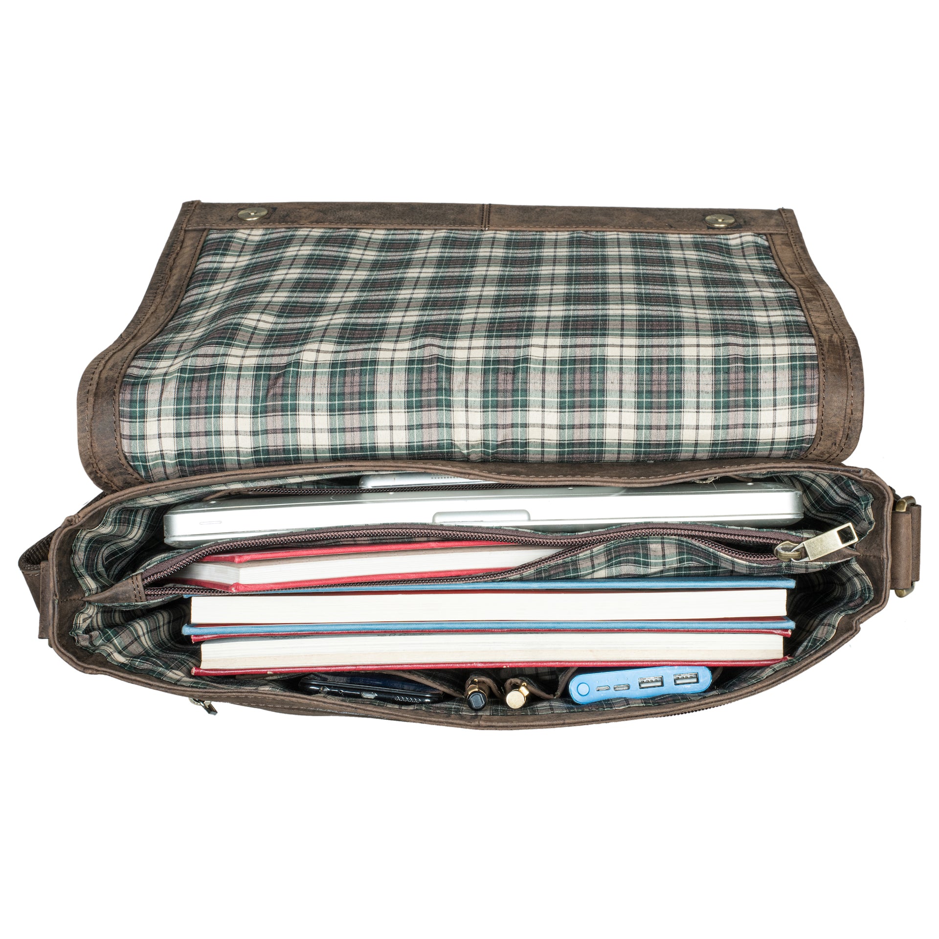 Benthill Umhängetasche Echt Leder | Herren & Damen Messenger Bag aus hochwertigem Rindsleder | Vintage Schultertasche Laptoptasche