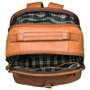 Benthill Rucksack Echt Leder | Reise Rucksack aus hochwertigem Rindsleder | Trekkingrucksack | Damen Herren Lederrucksack