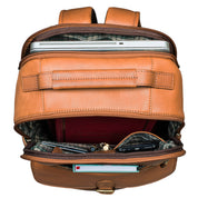 Benthill Rucksack Echt Leder | Reise Rucksack aus hochwertigem Rindsleder | Trekkingrucksack | Damen Herren Lederrucksack